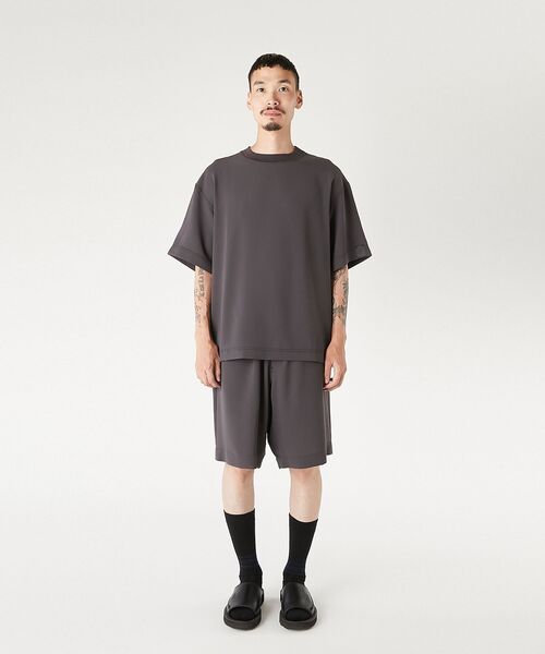 N.HOOLYWOOD COMPILE(N.ハリウッド コンパイル)の「CREW NECK T-SHIRT(Tシャツ/カットソー・メンズ・チャコール/ブラック・36/38/40)」の11枚目の写真