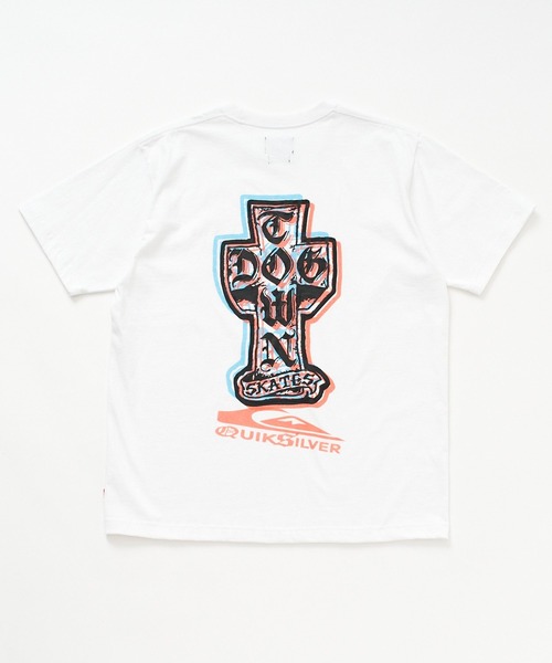 Quiksilver(クイックシルバー)の「<QUIKSILVER X DOGTOWN> メンズ DTQS PG RXCX ST 半袖コットンTシャツ レギュラーフィット【2026年夏モデル】(Tシャツ/カットソー・メンズ・ホワイト/ブラック・X-LARGE/LARGE/MEDIUM)」の7枚目の写真