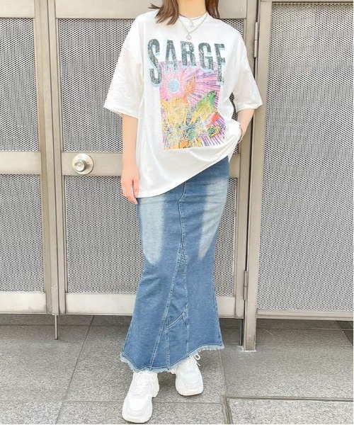 GORGE（ゴージ）の「デニムフリンジマーメイドスカート（デニムパンツ・レディース・ブルー・F）」の10枚目の写真