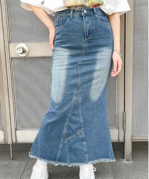 GORGE（ゴージ）の「デニムフリンジマーメイドスカート（デニムパンツ・レディース・ブルー・F）」の11枚目の写真