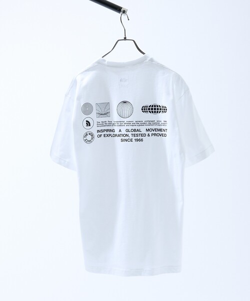 THE NORTH FACE(ザノースフェイス)の「【THE NORTH FACE / ザ・ノース・フェイス】FD GLOBE GRID COTTON TEE /FDグローブグリッドコットンTシャツ / 半袖Tシャツ / ユニセックス(Tシャツ/カットソー・メンズ・ホワイト/ネイビー/ブラック・M/L)」の12枚目の写真