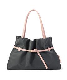 VIOLAd’ORO (ヴィオラドーロ) ナイロンギャザーBAG/BIANCA/Lサイズ/V-2294