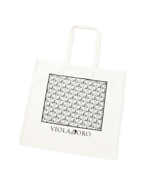 VIOLAd'ORO(ヴィオラドーロ)の「VIOLAd’ORO (ヴィオラドーロ) ナイロンギャザーBAG/BIANCA/Lサイズ/V-2294(トートバッグ・レディース・ベージュ/ブラック/チャコールグレー・F)」の14枚目の写真