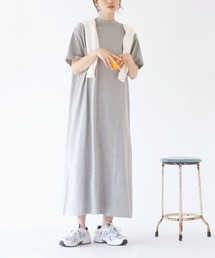 汗しみない TEEワンピース ［ハイネック］
