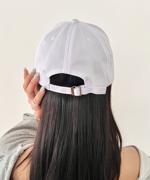 wears（ウェアーズ）の「８色展開 フロントワンポイントロゴキャップ ベースボールキャップ（キャップ・レディース・ベージュ/グレー/グリーン/ブラック/ホワイト/アイボリー/レッド/ブラウン・FREE）」の15枚目の写真