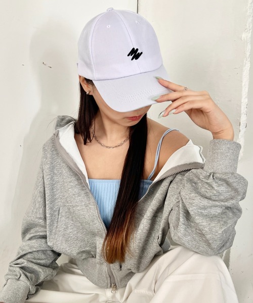 wears（ウェアーズ）の「８色展開 フロントワンポイントロゴキャップ ベースボールキャップ（キャップ・レディース・ベージュ/グレー/グリーン/ブラック/ホワイト/アイボリー/レッド/ブラウン・FREE）」の17枚目の写真