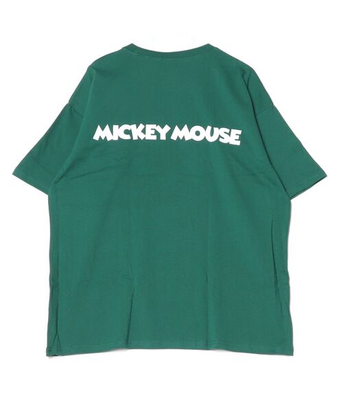 MICKEY MOUSE(ミッキーマウス)の「MICKEY MOUSE ミッキーBIG T 半袖(Tシャツ/カットソー・メンズ・チャコールグレー/ベージュ/ダークグリーン/ホワイト系その他/杢グレー/オフホワイト/ネイビー/チャコール・M/XL/L)」の11枚目の写真