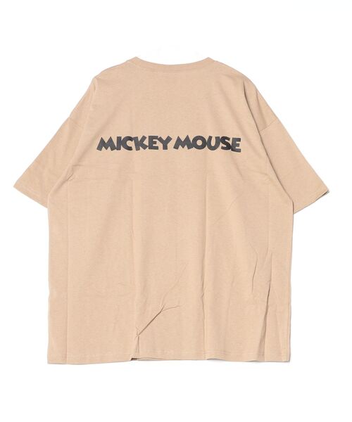 MICKEY MOUSE(ミッキーマウス)の「MICKEY MOUSE ミッキーBIG T 半袖(Tシャツ/カットソー・メンズ・チャコールグレー/ベージュ/ダークグリーン/ホワイト系その他/杢グレー/オフホワイト/ネイビー/チャコール・M/XL/L)」の12枚目の写真