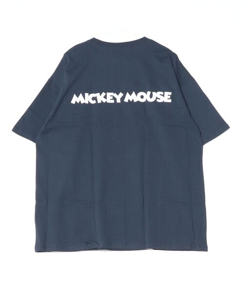 MICKEY MOUSE(ミッキーマウス)の「MICKEY MOUSE ミッキーBIG T 半袖(Tシャツ/カットソー・メンズ・チャコールグレー/ベージュ/ダークグリーン/ホワイト系その他/杢グレー/オフホワイト/ネイビー/チャコール・M/XL/L)」の13枚目の写真