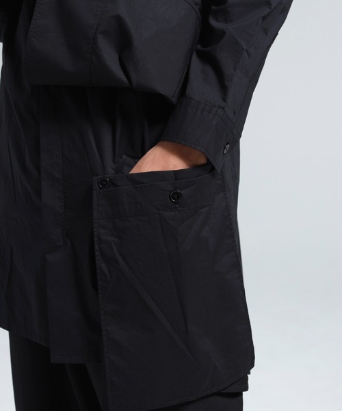 Y-3(ワイスリー)の「Y-3 ADAPTIVE COTTON SHIRT(シャツ/ブラウス・メンズ・ブラック・LARGE/MEDIUM/SMALL/X-SMALL)」の4枚目の写真