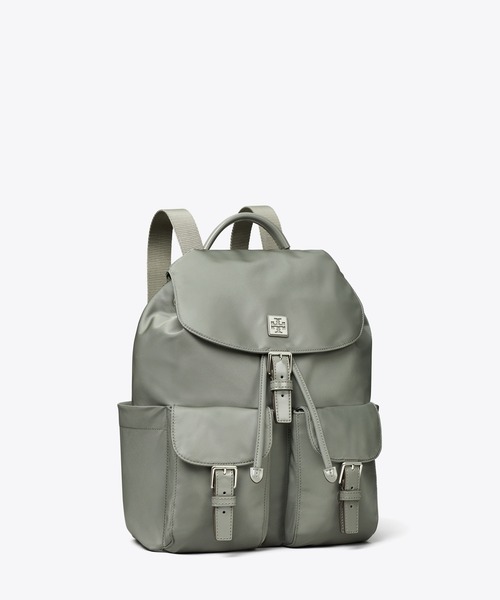 TORY BURCH(トリーバーチ)の「ヴァージニア バックパック(バックパック/リュック・レディース・ライトグレー・ONE SIZE)」の2枚目の写真