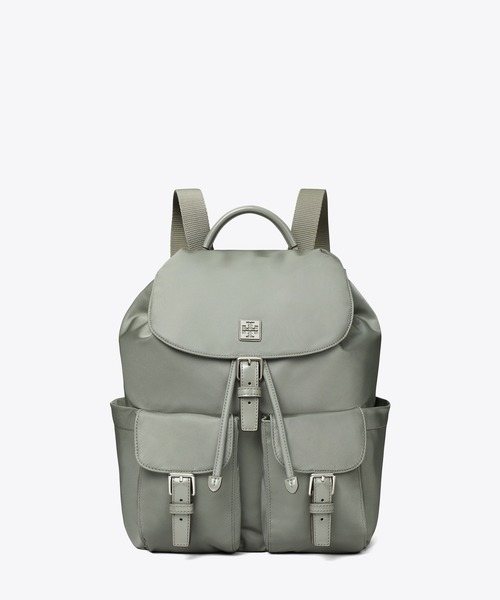 TORY BURCH(トリーバーチ)の「ヴァージニア バックパック(バックパック/リュック・レディース・ライトグレー・ONE SIZE)」の3枚目の写真