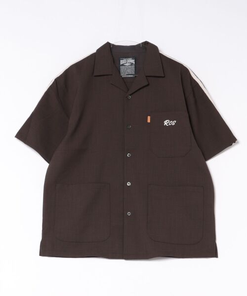 RODEO CROWNS WIDE BOWL(ロデオクラウンズワイドボウル)の「DRYNE Tech トラックシャツ(シャツ/ブラウス・メンズ・ダークグリーン/ライトベージュ/ダークブラウン・LARGE/MEDIUM)」の5枚目の写真