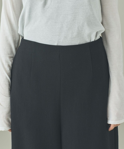 Curensology（カレンソロジー）の「Curensology(カレンソロジー)/＜C.S.G＞クレープウールパンツ（その他パンツ・レディース・ブラック・FREE/38/36）」の8枚目の写真
