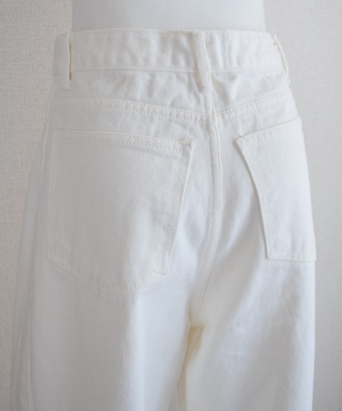 Marient(マリエント)の「サイドカットワークデニムパンツ(デニムパンツ・レディース・ホワイト・S)」の7枚目の写真