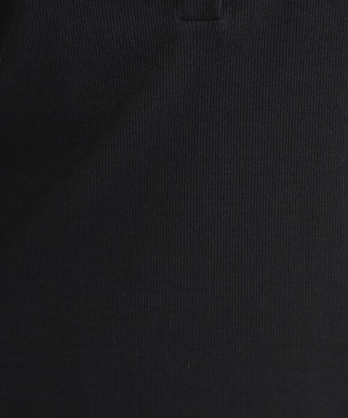 SHOO・LA・RUE(シューラルー)の「【S-LL/洗濯機可】二の腕隠れる 配色レイヤード風 ヘンリーネック5分袖Tシャツ(Tシャツ/カットソー・レディース・ブラック系4/ブラウン系その他5/グレー系4・04/03/02/01)」の11枚目の写真