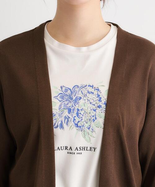 LAURA ASHLEY(ローラアシュレイ)の「【UVカット】トッパーカーディガン(カーディガン/ボレロ・レディース・ライトグレー/ブラウン系・40/38)」の14枚目の写真
