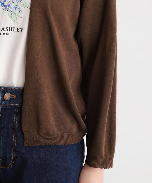 LAURA ASHLEY(ローラアシュレイ)の「【UVカット】トッパーカーディガン(カーディガン/ボレロ・レディース・ライトグレー/ブラウン系・40/38)」の16枚目の写真