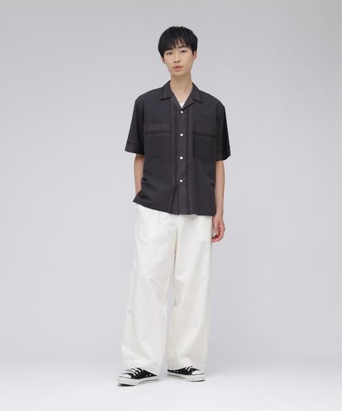 YLEVE（イレーヴ）の「YLEVE / DOBBY STRIPE CHAMBRAY EASY TROUSERS（その他パンツ・メンズ・グレー/ホワイト・5/3/4）」の21枚目の写真