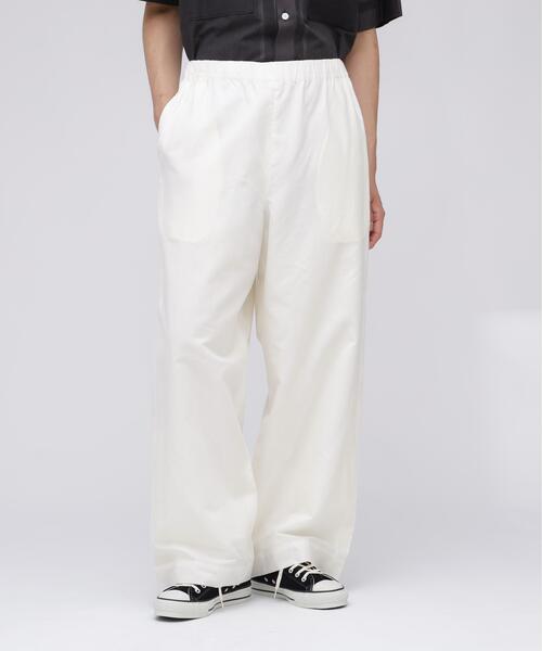 YLEVE（イレーヴ）の「YLEVE / DOBBY STRIPE CHAMBRAY EASY TROUSERS（その他パンツ・メンズ・グレー/ホワイト・5/3/4）」の3枚目の写真