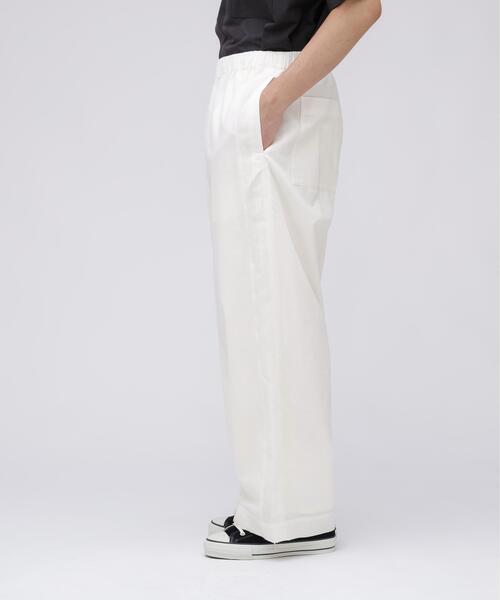 YLEVE（イレーヴ）の「YLEVE / DOBBY STRIPE CHAMBRAY EASY TROUSERS（その他パンツ・メンズ・グレー/ホワイト・5/3/4）」の5枚目の写真