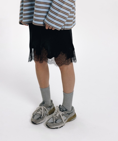 haag(ヘイグ)の「a cutting-line skirt (black)(スカート・レディース・その他・FREE)」の11枚目の写真