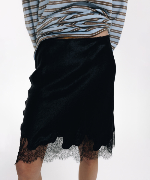 haag(ヘイグ)の「a cutting-line skirt (black)(スカート・レディース・その他・FREE)」の12枚目の写真