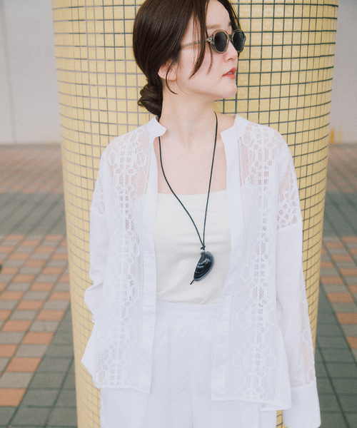 IENA(イエナ)の「JAMIRAY/ジャミレイ LEATHER SHELL NL ネックレス 254-270105(ネックレス・レディース・ブラック・FREE)」の4枚目の写真