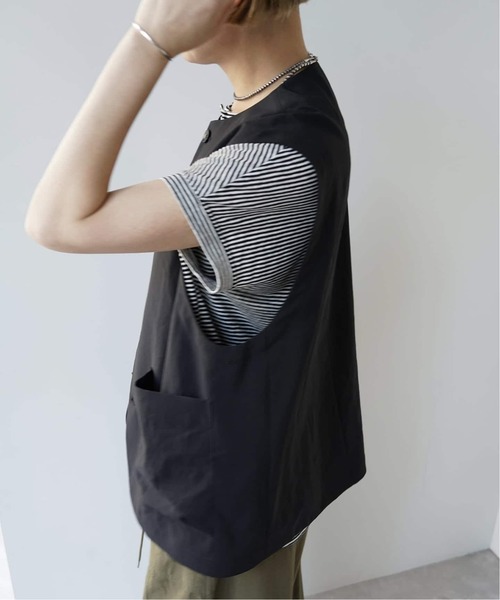 JOURNAL STANDARD LUXE(ジャーナルスタンダード ラックス)の「《追加2》トロピカルベスト(その他アウター・レディース・チャコールグレー/ブラック・FREE)」の1枚目の写真