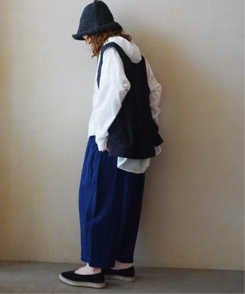 JOURNAL STANDARD LUXE(ジャーナルスタンダード ラックス)の「《追加2》トロピカルベスト(その他アウター・レディース・チャコールグレー/ブラック・FREE)」の4枚目の写真