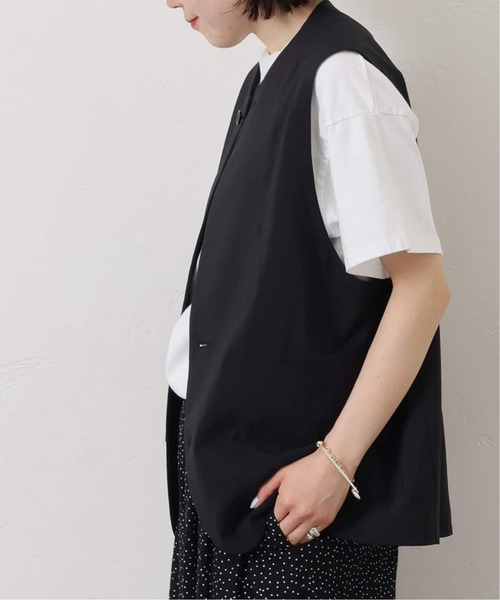 JOURNAL STANDARD LUXE(ジャーナルスタンダード ラックス)の「《追加2》トロピカルベスト(その他アウター・レディース・チャコールグレー/ブラック・FREE)」の5枚目の写真