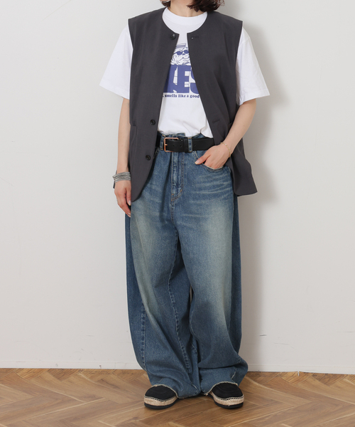 JOURNAL STANDARD LUXE(ジャーナルスタンダード ラックス)の「《追加2》トロピカルベスト(その他アウター・レディース・チャコールグレー/ブラック・FREE)」の7枚目の写真
