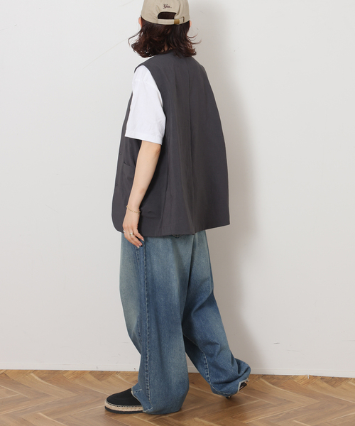 JOURNAL STANDARD LUXE(ジャーナルスタンダード ラックス)の「《追加2》トロピカルベスト(その他アウター・レディース・チャコールグレー/ブラック・FREE)」の9枚目の写真