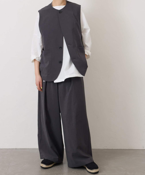 JOURNAL STANDARD LUXE(ジャーナルスタンダード ラックス)の「《追加2》トロピカルベスト(その他アウター・レディース・チャコールグレー/ブラック・FREE)」の12枚目の写真