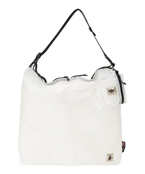 SHIPS any(シップス エニィ)の「COBMASTER: CORDURA(R) パッカブル スクエア 2WAY ショルダーバッグ(トートバッグ・メンズ・ブラック/オレンジ/ライトブルー/ホワイト・ONE SIZE)」の1枚目の写真