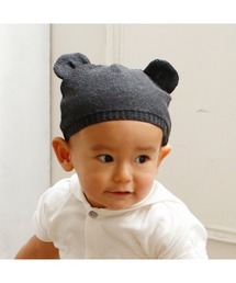 10mois（ディモワ）の「【10mois(ディモワ)】くま耳ニット帽 42-48cm（ニットキャップ/ビーニー）」