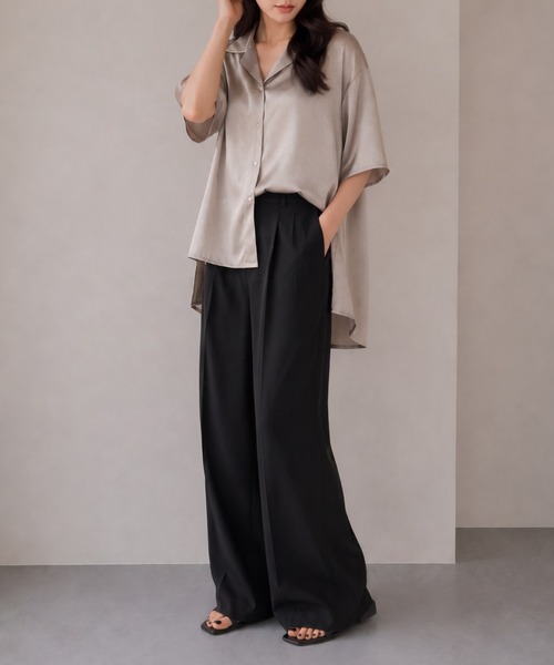 着用サイズ：F
モデル身長：157cm