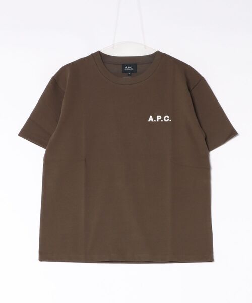 A.P.C.（アーペーセー）の「T-SHIRT DAVID（Tシャツ/カットソー・メンズ・ブラック系その他/ブラウン系その他/ホワイト・XS/S/M/L）」の3枚目の写真