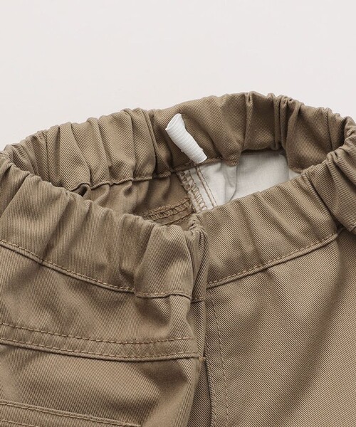 BRANSHES(ブランシェス)の「【WEB限定/DRC】ストレッチツイルワイドストレートパンツ(その他パンツ・キッズ・ベージュ/チャコールグレー/カーキ・110/120/130/150/100/160/140)」の10枚目の写真