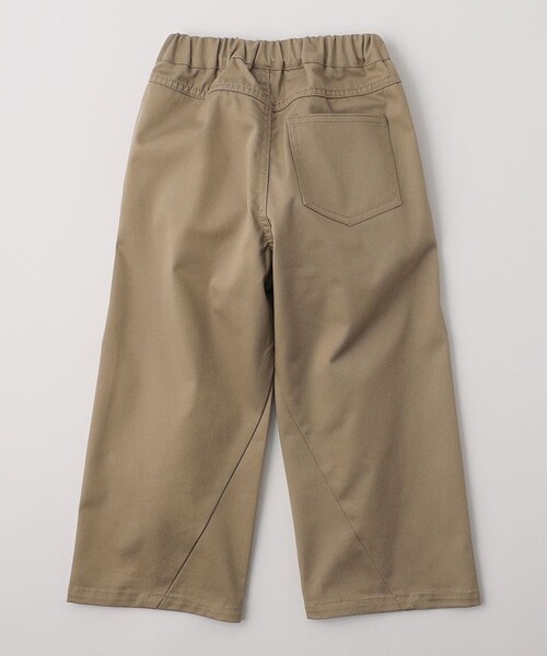 BRANSHES(ブランシェス)の「【WEB限定/DRC】ストレッチツイルワイドストレートパンツ(その他パンツ・キッズ・ベージュ/チャコールグレー/カーキ・110/120/130/150/100/160/140)」の14枚目の写真
