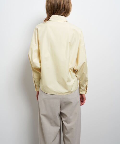 LANVIN en Bleu(ランバンオンブルー)の「クリスピータフタドルマンフォルムシャツ(シャツ/ブラウス・レディース・イエロー・38)」の8枚目の写真