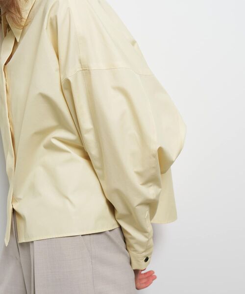 LANVIN en Bleu(ランバンオンブルー)の「クリスピータフタドルマンフォルムシャツ(シャツ/ブラウス・レディース・イエロー・38)」の10枚目の写真