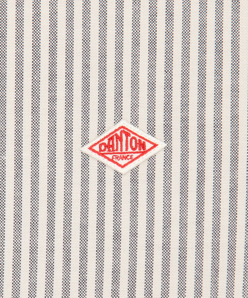 DANTON(ダントン)の「DANTON | オックスフォード バンドカラーシャツ STRIPE MEN(シャツ/ブラウス・メンズ・ブルー系その他5・44/40/42)」の7枚目の写真