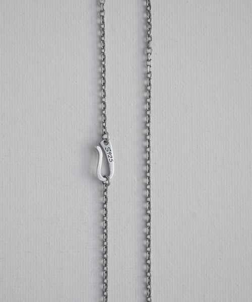 SBG(エスビー)の「インフルエンサー みずきち × SBG ウェーブフックネックレス Silver925(ネックレス・メンズ・シルバー・FREE)」の5枚目の写真