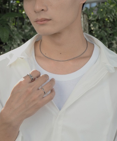 SBG(エスビー)の「インフルエンサー みずきち × SBG ウェーブフックネックレス Silver925(ネックレス・メンズ・シルバー・FREE)」の16枚目の写真