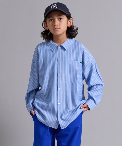 PAIRMANON STREET（ペアマノンストリート）の「【90-160cm】アソート 柄 長袖 シャツ 【PAIRMANON STREET】（シャツ/ブラウス・キッズ・ブラウン/ブルー/ベージュ/ネイビー/ブラック・160/150/130/140/110/120/100/90）」の5枚目の写真
