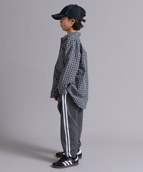 PAIRMANON STREET（ペアマノンストリート）の「【90-160cm】アソート 柄 長袖 シャツ 【PAIRMANON STREET】（シャツ/ブラウス・キッズ・ブラウン/ブルー/ベージュ/ネイビー/ブラック・160/150/130/140/110/120/100/90）」の7枚目の写真