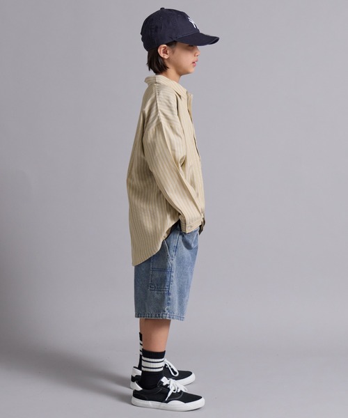 PAIRMANON STREET（ペアマノンストリート）の「【90-160cm】アソート 柄 長袖 シャツ 【PAIRMANON STREET】（シャツ/ブラウス・キッズ・ブラウン/ブルー/ベージュ/ネイビー/ブラック・160/150/130/140/110/120/100/90）」の16枚目の写真