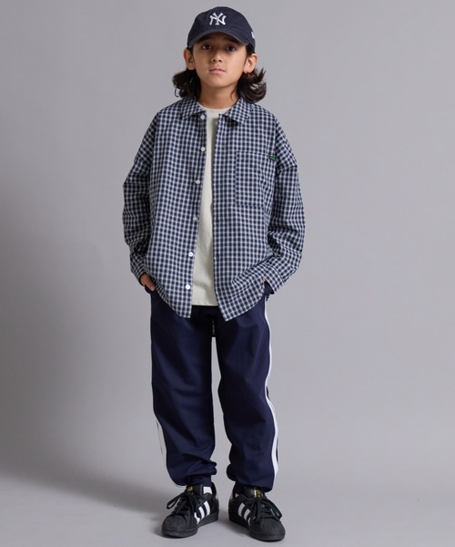 PAIRMANON STREET（ペアマノンストリート）の「【90-160cm】アソート 柄 長袖 シャツ 【PAIRMANON STREET】（シャツ/ブラウス・キッズ・ブラウン/ブルー/ベージュ/ネイビー/ブラック・160/150/130/140/110/120/100/90）」の20枚目の写真