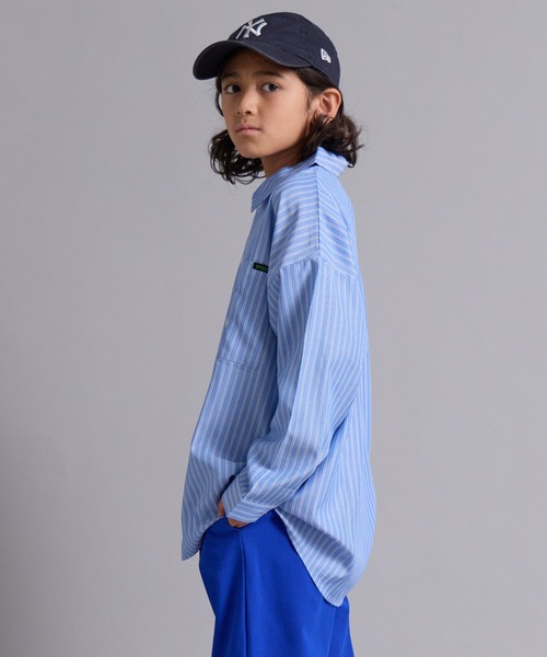 PAIRMANON STREET（ペアマノンストリート）の「【90-160cm】アソート 柄 長袖 シャツ 【PAIRMANON STREET】（シャツ/ブラウス・キッズ・ブラウン/ブルー/ベージュ/ネイビー/ブラック・160/150/130/140/110/120/100/90）」の21枚目の写真